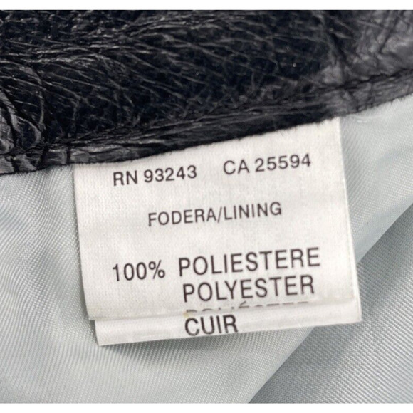 Diesel Leather Pants‎ Womens 27 Black - Picture 6 of 10